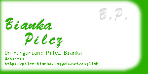 bianka pilcz business card